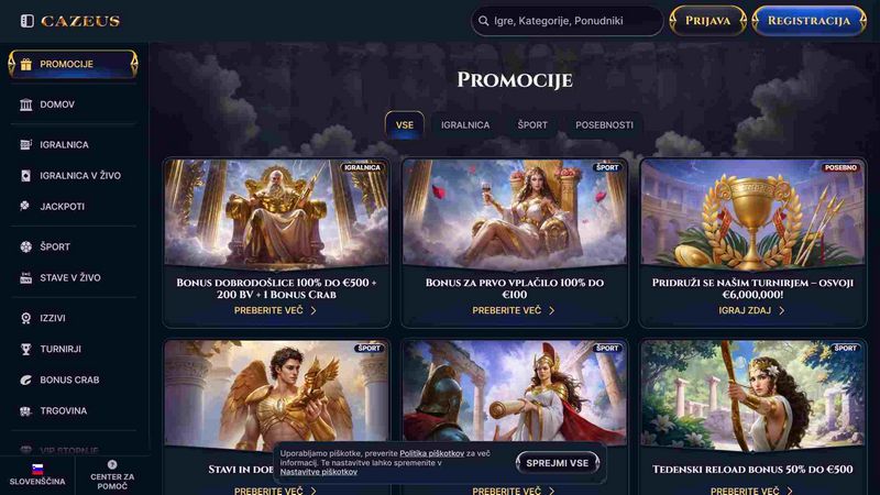 Avis sur le site de Cazeus Gambling Enterprise